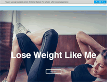 Tablet Screenshot of loseweightlikeme.com